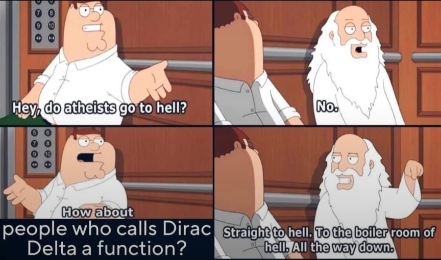 Dirac Delta Meme