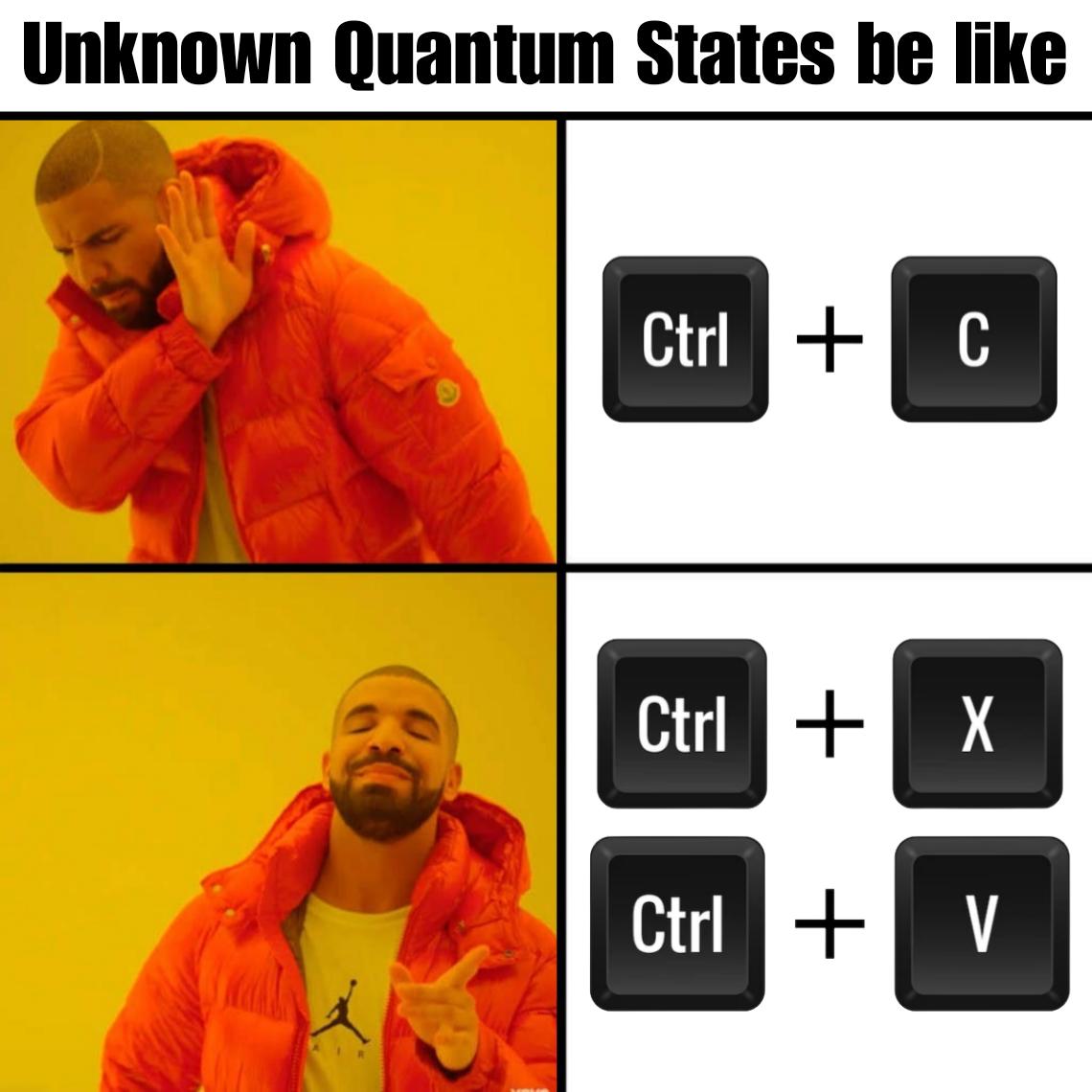 Quantum Teleportation Meme